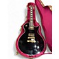Used Gibson Les Paul Custom Black Solid Body Electric Guitar thumbnail