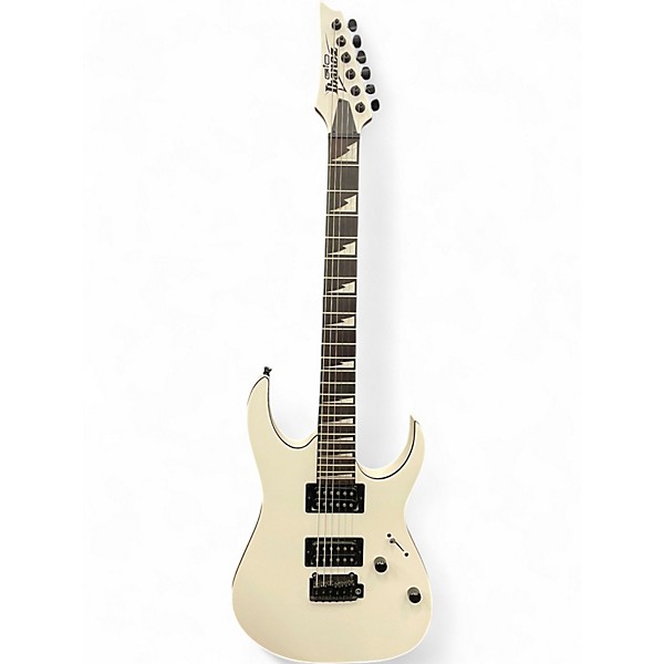 Used Ibanez GRG120A White Solid Body Electric Guitar