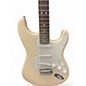 Used Fender Albert Hammond Jr Stratocaster Olympic White Solid Body Electric Guitar