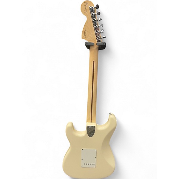 Used Fender Albert Hammond Jr Stratocaster Olympic White Solid Body Electric Guitar