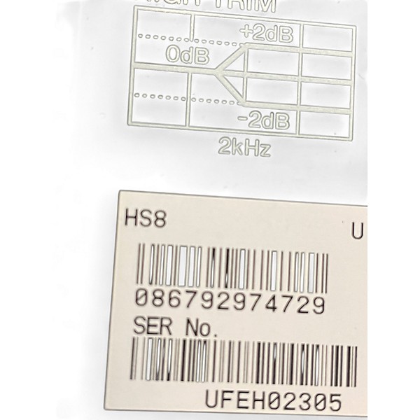 Used Yamaha HS8 Pair Powered Monitor