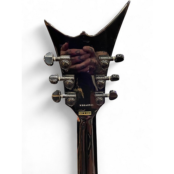 Used DBZ Guitars Venom GX Watchers Black w Graphic Solid Body Electric Guitar