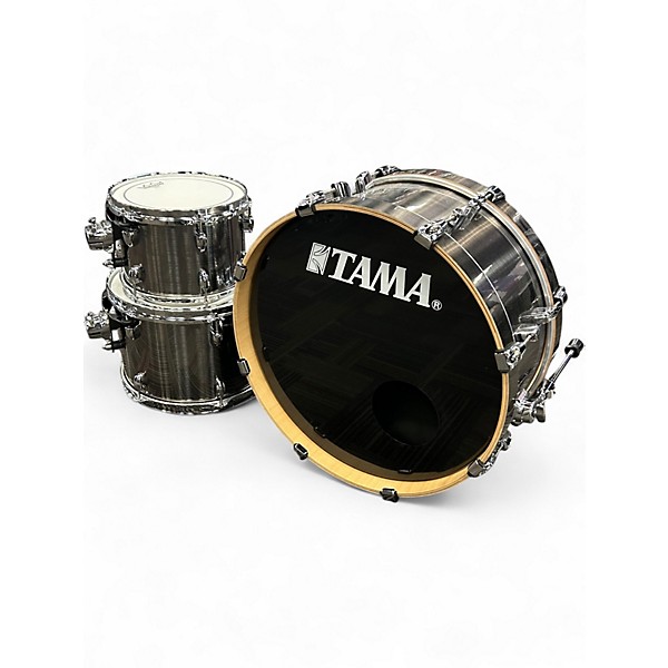 Used TAMA 3 Piece Custom Pancake Kit Brushed Metallic Drum Kit