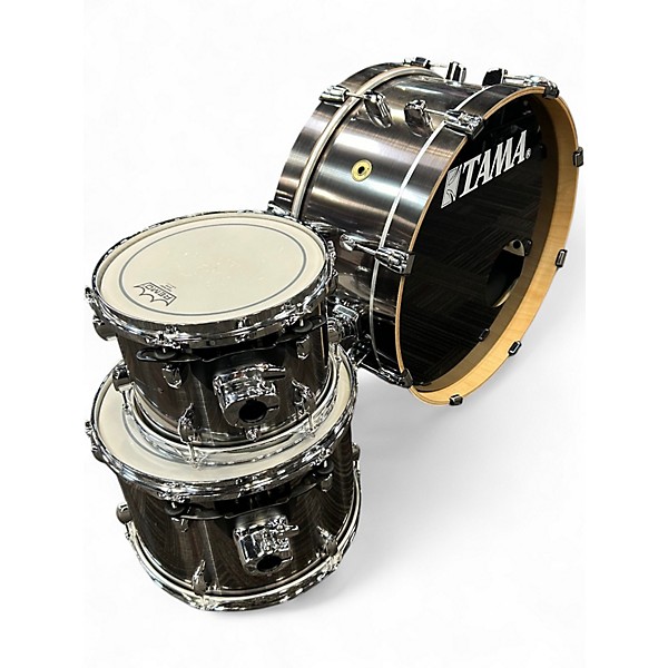 Used TAMA 3 Piece Custom Pancake Kit Brushed Metallic Drum Kit