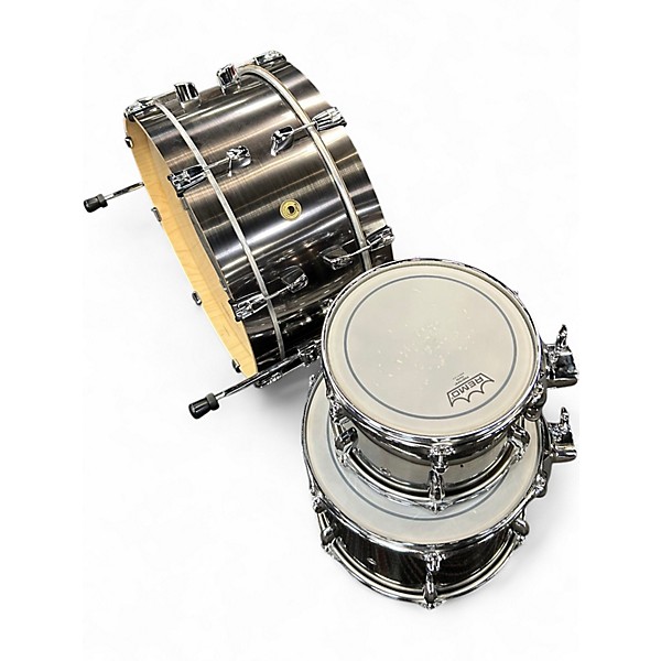 Used TAMA 3 Piece Custom Pancake Kit Brushed Metallic Drum Kit