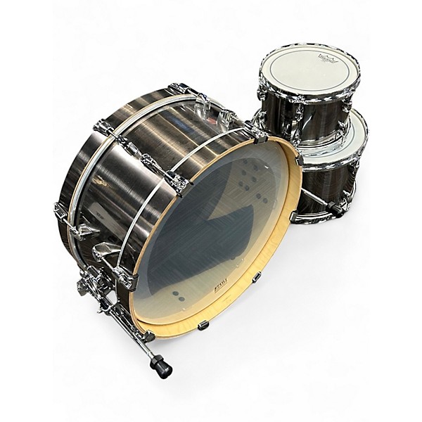 Used TAMA 3 Piece Custom Pancake Kit Brushed Metallic Drum Kit