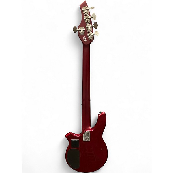 Used Ernie Ball Music Man Bongo 5 HH Wine Red Electric Bass Guitar