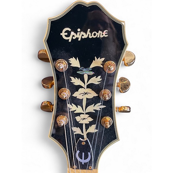 Used Epiphone Sheraton II Blonde Hollow Body Electric Guitar