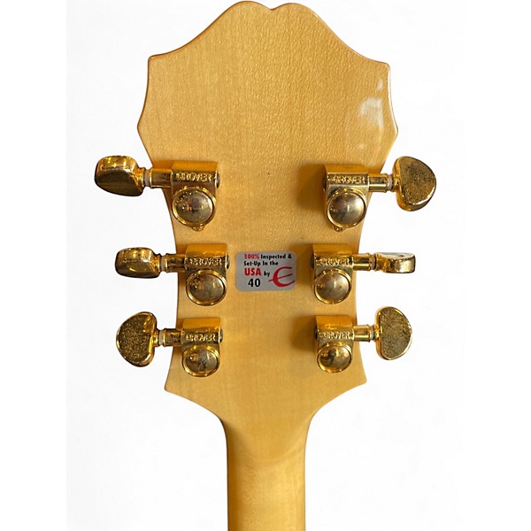 Used Epiphone Sheraton II Blonde Hollow Body Electric Guitar