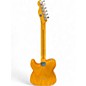 Used Fender Select Carved Maple Top Telecaster Amber Solid Body Electric Guitar