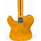 Used Fender Select Carved Maple Top Telecaster Amber Solid Body Electric Guitar