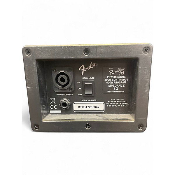 Used Fender rumble 115 Bass Cabinet