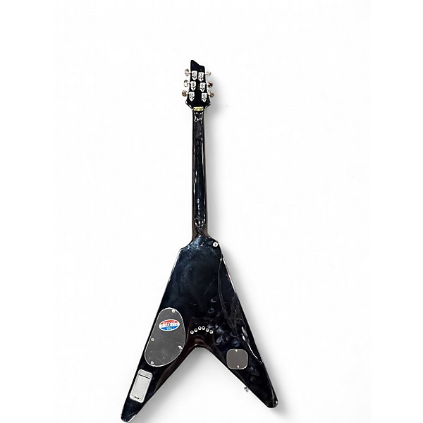 Used Schecter Guitar Research HELLRA Black Solid Body Electric Guitar