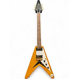 Used Epiphone 1958 Korina Flying V Natural Solid Body Electric Guitar