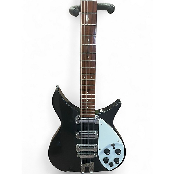 Used Rickenbacker 350V63 Black and White Solid Body Electric Guitar