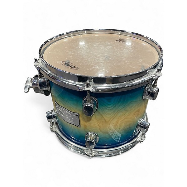 Used Mapex 3 Piece orion Ocean Blue Burst Drum Kit