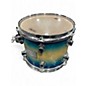 Used Mapex 3 Piece orion Ocean Blue Burst Drum Kit