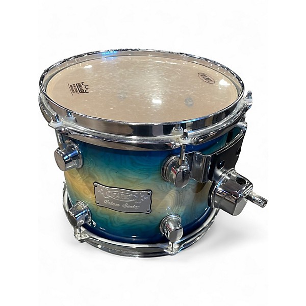 Used Mapex 3 Piece orion Ocean Blue Burst Drum Kit