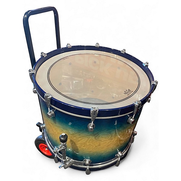 Used Mapex 3 Piece orion Ocean Blue Burst Drum Kit