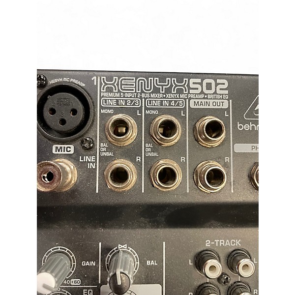 Used Behringer Xenyx 502 Unpowered Mixer