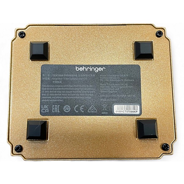 Used Behringer Centaur overdrive Effect Pedal | Guitar Center