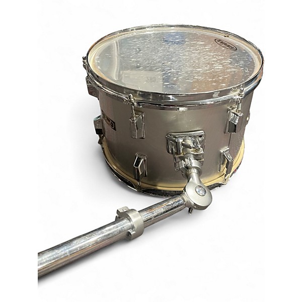 Used 1980 Pearl 5 Piece drum set Silver Drum Kit