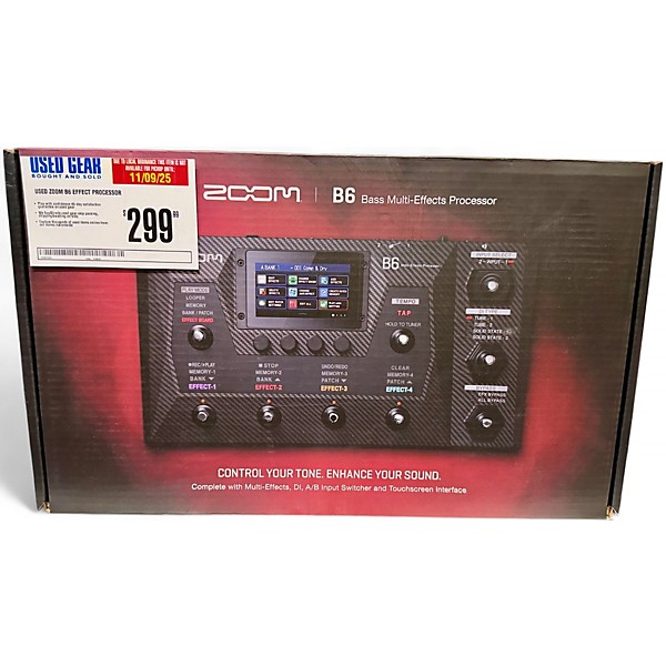 Used Zoom B6 Effect Processor