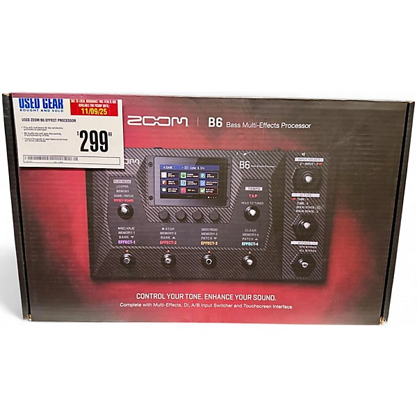Used Zoom B6 Effect Processor
