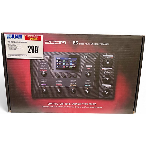 Used Zoom B6 Effect Processor