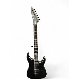 Used ESP LTD MH1000B DELUXE Satin Black Solid Body Electric Guitar