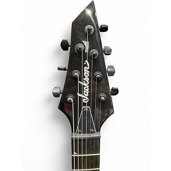 Used Jackson JS22-7 Dinky 7 String Black Solid Body Electric Guitar