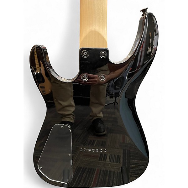 Used Jackson JS22-7 Dinky 7 String Black Solid Body Electric Guitar