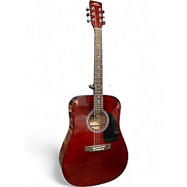 Used Stadium D42 Wine Red Acoustic Guitar