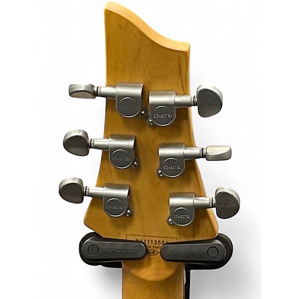 Used Schecter Guitar Research Omen Floyd Rose Active Black Solid Body Electric Guitar