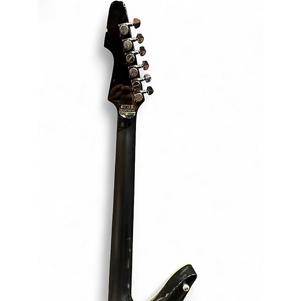 Used Schecter Guitar Research Avenger Blackjack Black Solid Body Electric Guitar