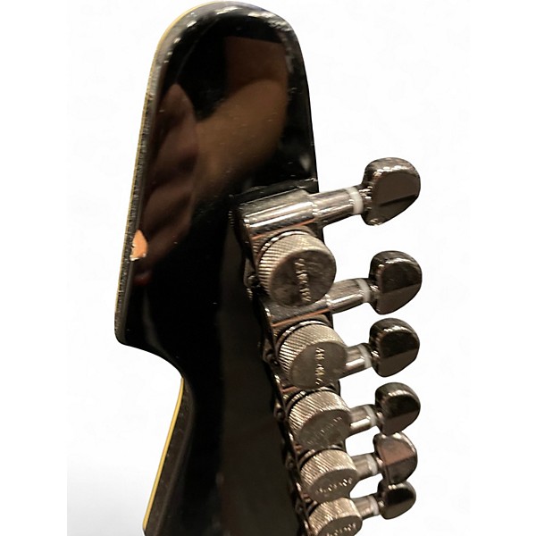 Used Schecter Guitar Research Avenger Blackjack Black Solid Body Electric Guitar