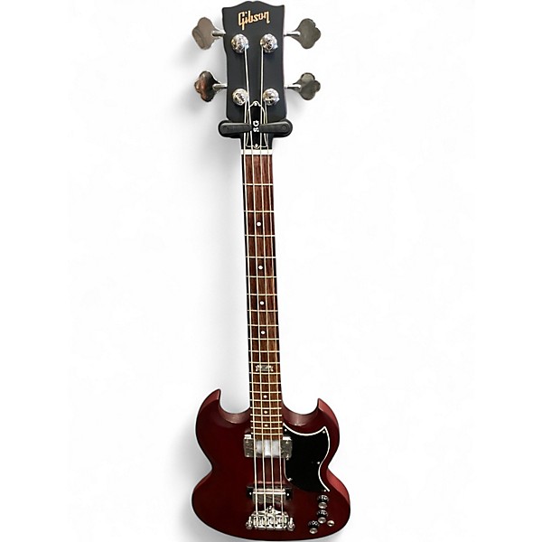 Used 2014 Gibson SG Bass Cherry Electric Bass Guitar Cherry