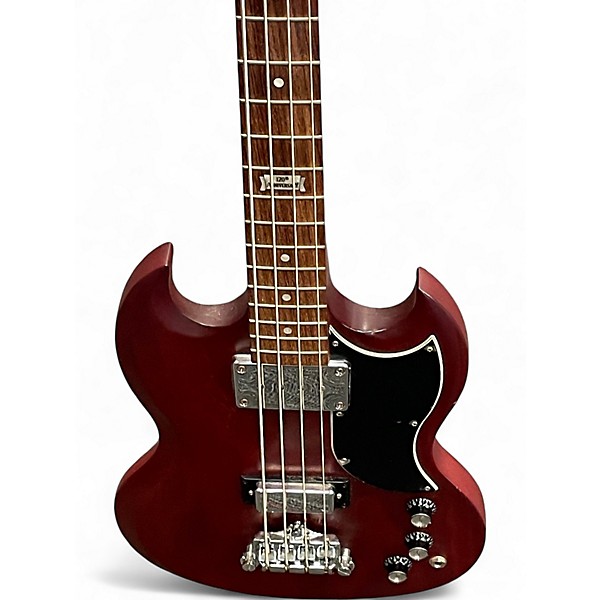 Used 2014 Gibson SG Bass Cherry Electric Bass Guitar Cherry