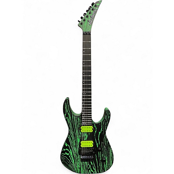 Used Jackson Pro Series DK3 Green Glow Solid Body Electric Guitar