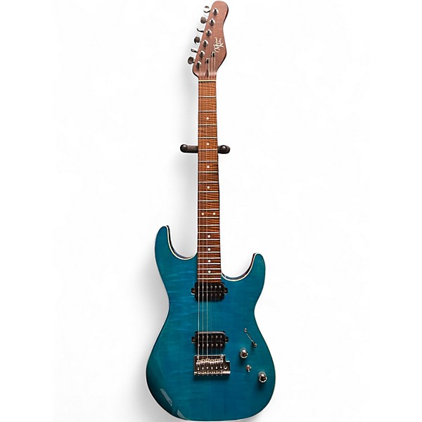 Used Michael Kelly HH Electric Guitar Trans Blue Solid Body Electric Guitar