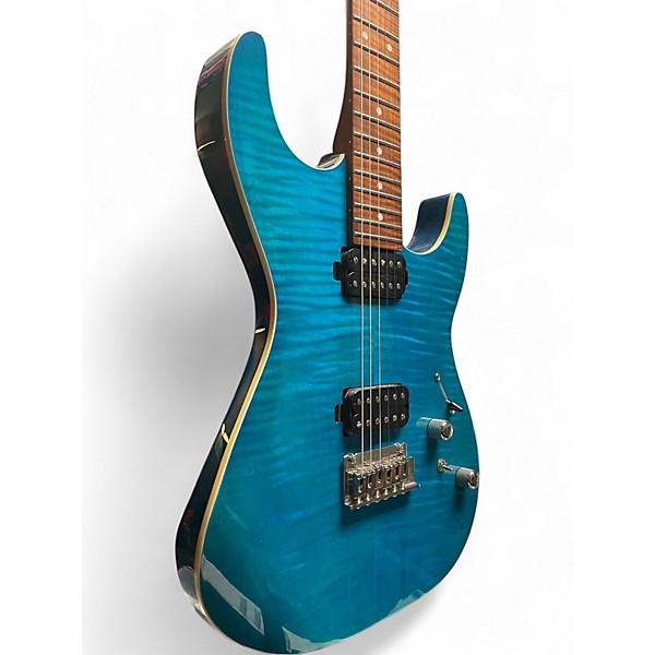 Used Michael Kelly HH Electric Guitar Trans Blue Solid Body Electric Guitar