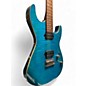 Used Michael Kelly HH Electric Guitar Trans Blue Solid Body Electric Guitar