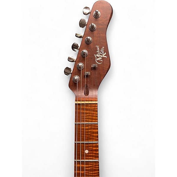 Used Michael Kelly HH Electric Guitar Trans Blue Solid Body Electric Guitar