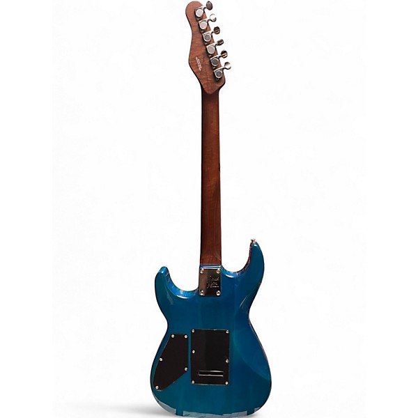 Used Michael Kelly HH Electric Guitar Trans Blue Solid Body Electric Guitar