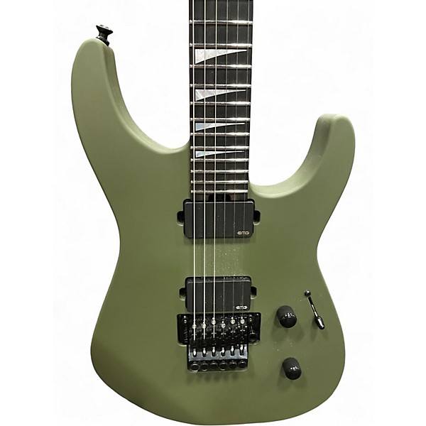 Used Jackson American Series Soloist SL2MG Matte Army Drab Solid Body Electric Guitar