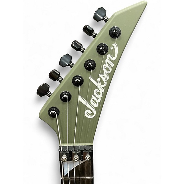 Used Jackson American Series Soloist SL2MG Matte Army Drab Solid Body Electric Guitar