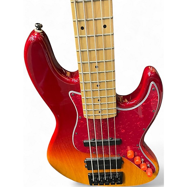 Used Bass Mods 1960 RED Electric Bass Guitar