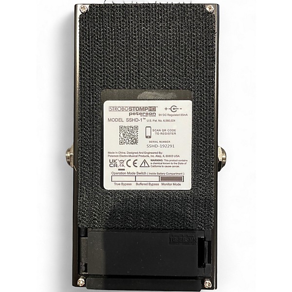 Used Peterson STROBOSTOMP HD Tuner Pedal