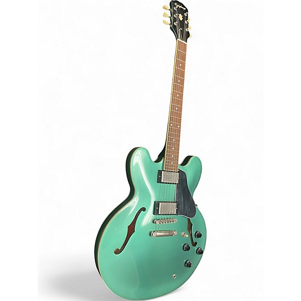 Used Epiphone ES335 Teal Hollow Body Electric Guitar
