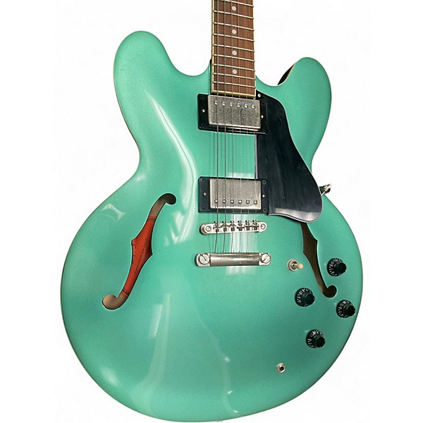 Used Epiphone ES335 Teal Hollow Body Electric Guitar